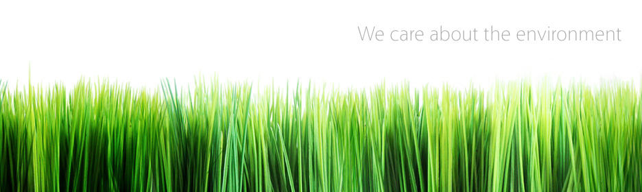 We care about the environment